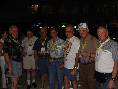 2002 VHPA Reunion Las Vegas
John Ray Photo
Left to Right

Peter Barber 69
Unknown B/227
Sal Miliziano 69
Greg Aguirre 69-70
Dan Higgins 69-70
Gerry Ventrella 69
John Ray 68-69
