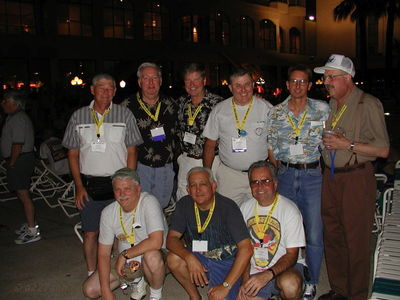 VHPA 2002 Reunion Las Vegas
John Ray Photo
Front Row Left to Right
    Chuck Bell 67-68
    Sal Miliziano 69
    Dan Higgins 69-70

Standing Left to Right
    John Ray 68-69
    Peter Barber 69
    Ken Massa 69
    Unknown B/227
    Greg Aguirre 69-70
    Gerry Ventrella 69

