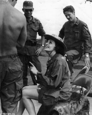 Actress Ina Balin - Owen Ritchie standing on right
Â During his time in Vietnam, Owen was tasked with flying Hollywood actor Ina Balin. This photo was not known to exist until it was found by Captain Daniel Higgins stapled to the ceiling in an Army/Navy Surplus Store in San Antonio, TX in 1992. Ina in center, Owen in back right, and Maj. Bobby Sanders in back left.

Owen Ritchie Photo 
Provided by his Grandson, Michael Ritchie
