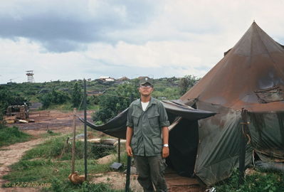 Tent with Garrett
Tom Loughlin Photo

Identified by Dennis Burden as Garrett

