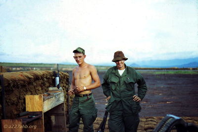Conley & Hall
Jim Puhala Photo

SP5â€™s Harley Conley & Robert Hall working on 515
Phan Thiet

