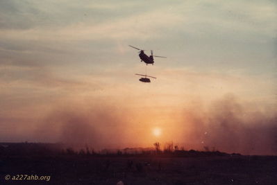 Chinook slinging recovered crash
Bob Witt Photo

Shoot down crash recovery returning to Phouc Vinh
