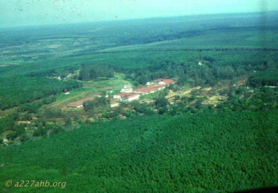 Quan Loi Rubber Planation
Howard Burbank Photo

French Plantation headquarters - swimming pool, etc. - No Fly Zone


