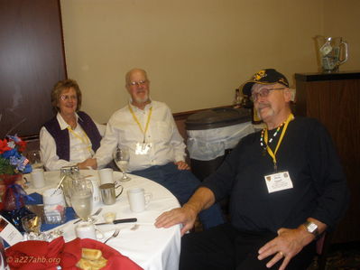 Farewell Dinner
Bob Kelly Photo

Left to Right:
Lila Cooper, Jim Cooper, and Dirk Appel
