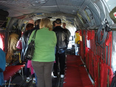 Chinook with seats.
Robert Kelly Photo
