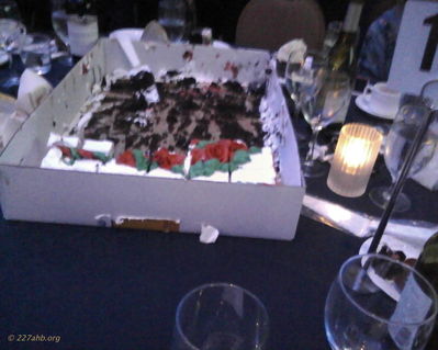 Remains of Bob Witt's Birthday Cake
Lillian Burbank Photo
