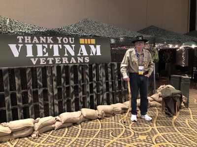 "Bunker" recogizing Vietnam Vets by the AAAA
Lillian Burbank Photo
