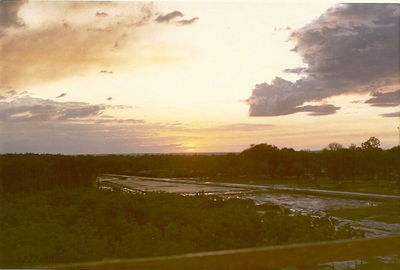 Lai Khe sunset
Richard Gilkey photo. 
August - October 1970
