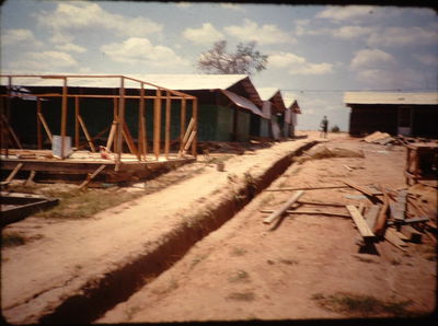 EM Huts Being Built
Robert Keller Photo
An Khe, 1965-1966
