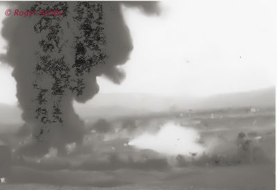 LZ English Ammo Dump Explosion
Roger Ashby Photo
