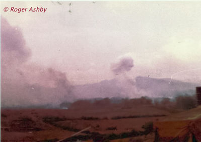 LZ English Ammo Dump Explosion
Roger Ashby Photo
