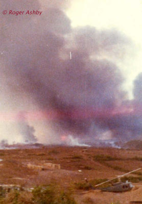 LZ English Ammo Dump Explosion
Roger Ashby Photo

