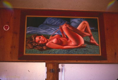 Painting over the bar in the Officer's Club
Wayne Trucke Photo

1969   Lai Khe
