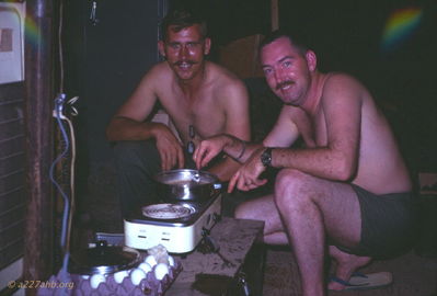 Wayne Trucke and Pete Barber 
Wayne Trucke Photo

Pete Barber identified by Allen Russell
