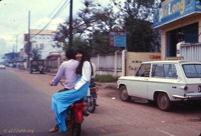  Saigon - 1969 - How the locals traveled 
Wayne Trucke Photo
