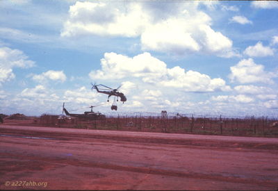 CH-54A Skycrane with load 
Wayne Trucke Photo

1969
